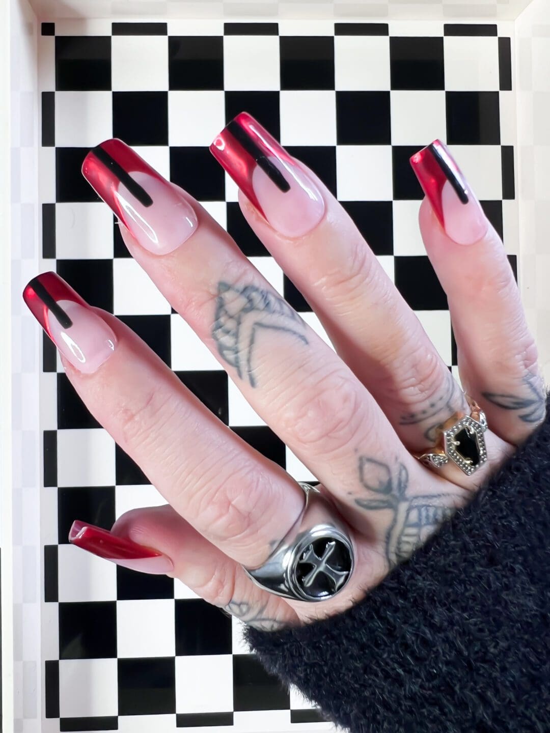 Chrome Tips | Custom Press On Nails