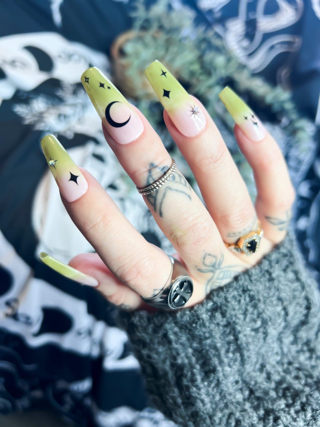 Ombre Moon | Custom Press On Nails