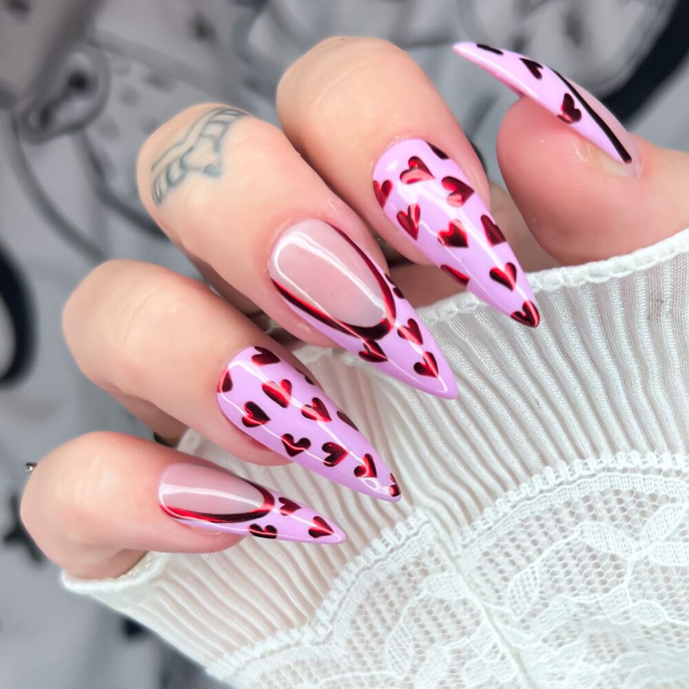 Queen Of Hearts | Custom Press On Nails