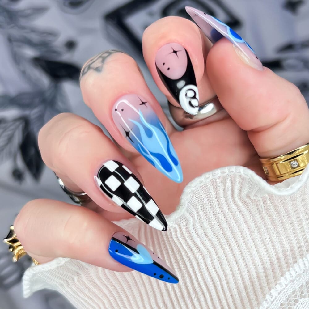 I’m On Fire | Custom Press On Nails